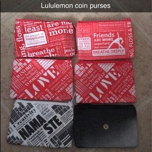 Lululemon coin purses